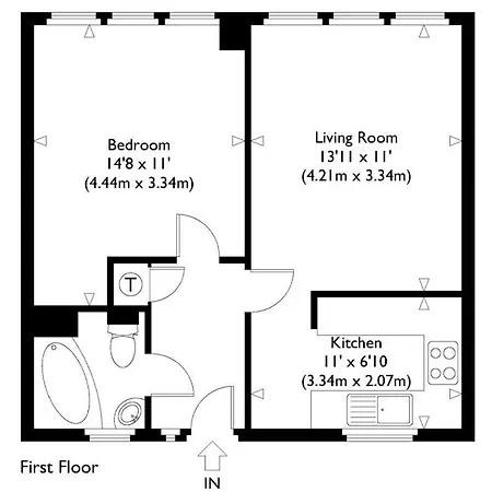 1 Bedroom Flat Close To City With Free Parking Arrangement London Exterior photo